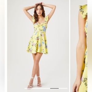 Floral Fit & Flare Mini Dress